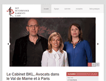 Tablet Screenshot of bkl-avocats.com